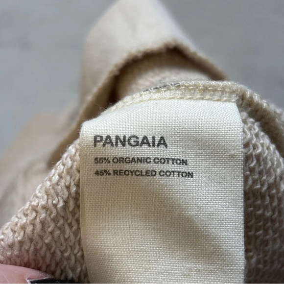 Pangaia 365 signature unisex recycled & organic cotton track pants Stone Medium - Picture 9 of 12